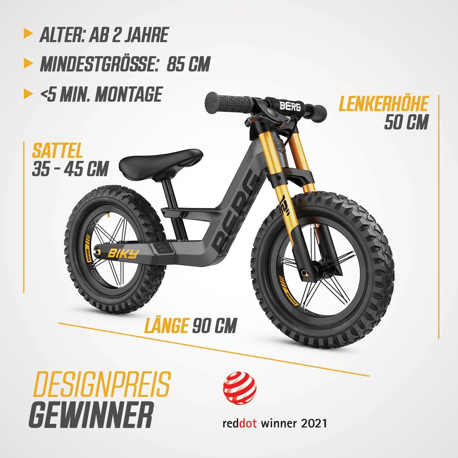 BERG Biky Cross 12 Zoll Laufrad