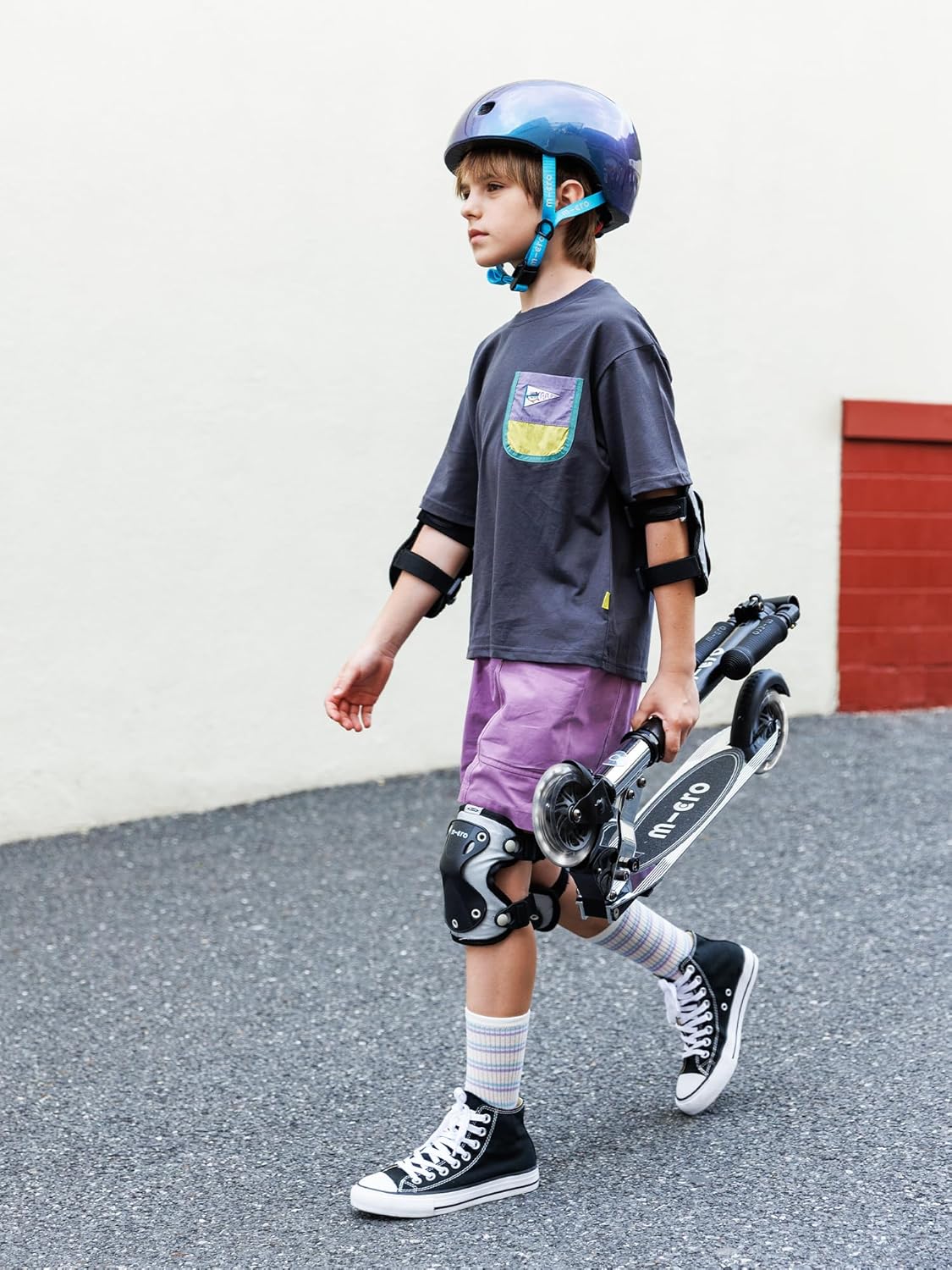 Cityroller mit höhenverstellbarem Lenker