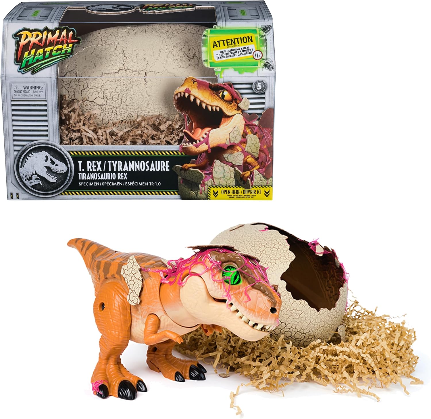 Jurassic World T-Rex im Ei – Interaktiver Dino mit