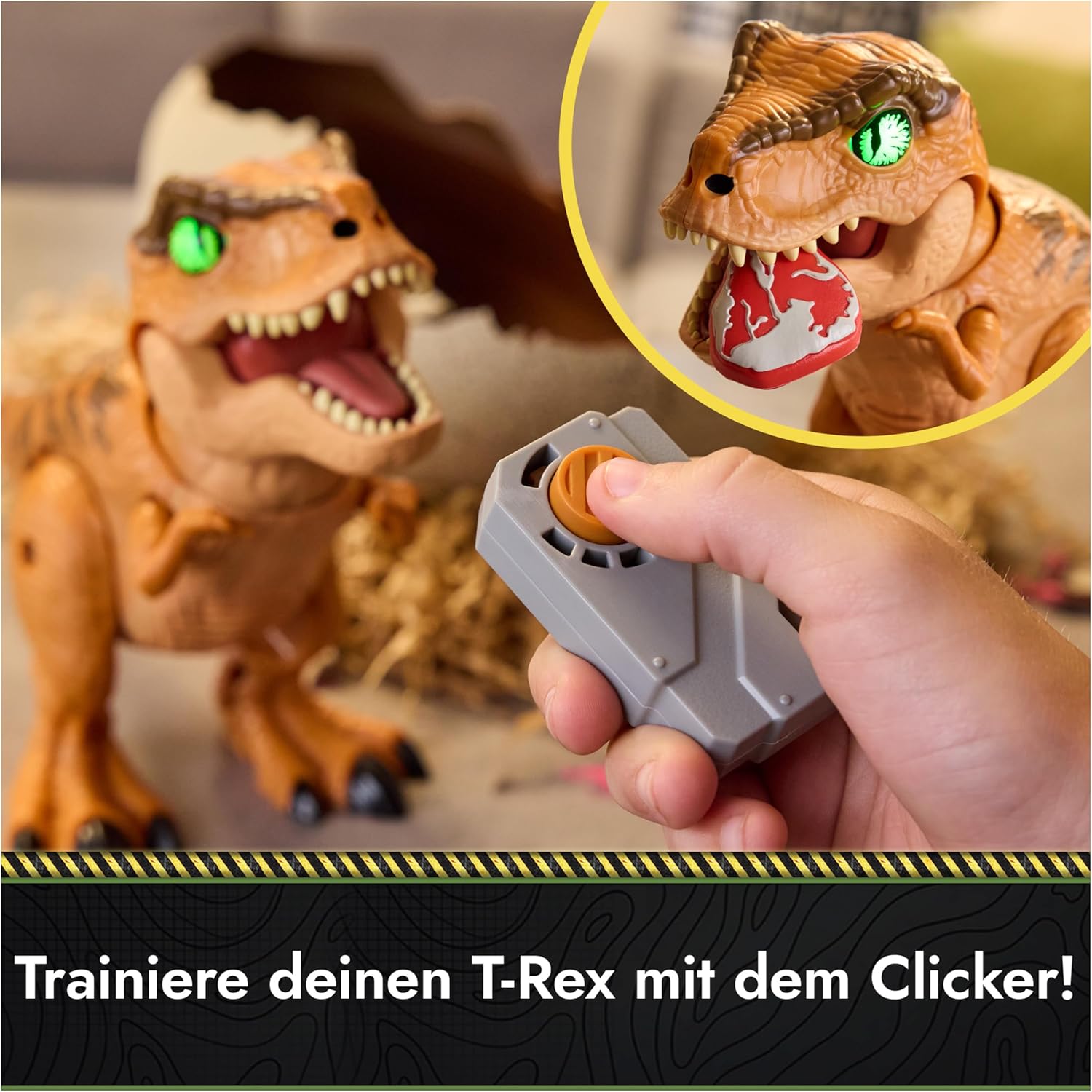 Jurassic World T-Rex im Ei – Interaktiver Dino mit